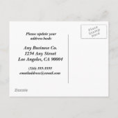 Aangepaste kantooradreswijziging van kantoren aankondigingskaart (Achterkant)