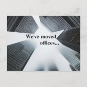 Aangepaste kantooradreswijziging van kantoren aankondigingskaart (Voorkant)