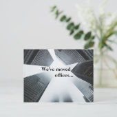 Aangepaste kantooradreswijziging van kantoren aankondigingskaart (Staand voorkant)