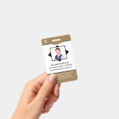 Aangepaste kantoorbarcode-logo ID-kaart Badge (Handheld)