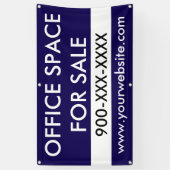 Aangepaste kantoorruimte te koop Template voor onr Spandoek (Verticaal)