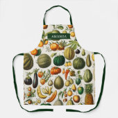 Aangepaste kap met een fruit- en lichtpatroon schort (Voorkant)