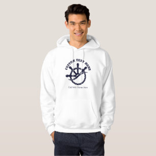 Aangepaste Kapitein Boot Nautische Gift Hoodie