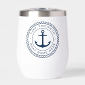 Aangepaste kapitein en bootnaamankertouw (Voorkant)