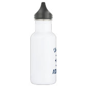 Aangepaste kapitein naam schip waterfles (Links)