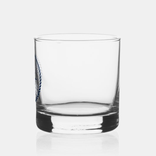 Aangepaste kapitein naam zeeschip whisky glas (Links)