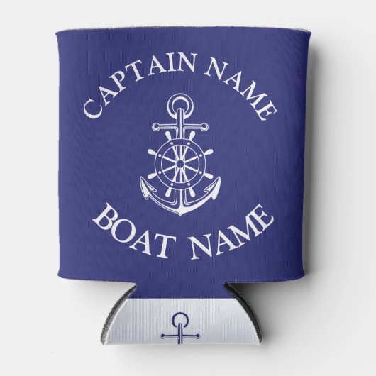 Aangepaste kapitein scheepvaart blikjeskoeler (Voorkant)