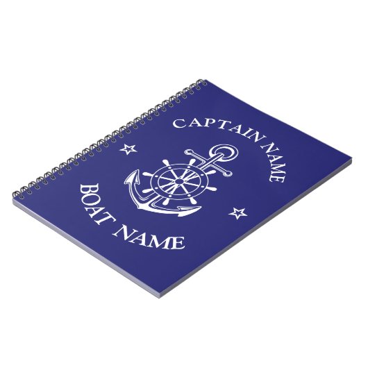 Aangepaste kapitein scheepvaart notitieboek (Linkerzijde)