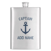 Aangepaste kapitein voor bootankschip stalen kolf flacon (Voorkant)