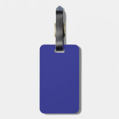 Aangepaste Kapiteinsnaam Anker Blauw Bagagelabel (Achterkant verticaal)
