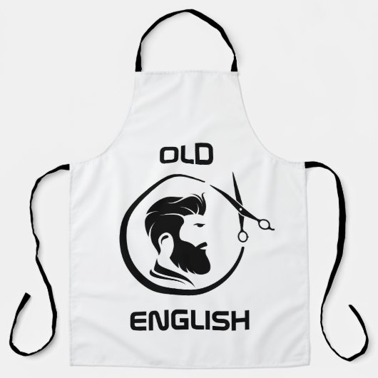 aangepaste kapper schort (Voorkant)