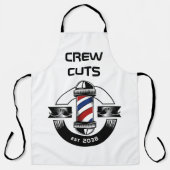 aangepaste kapper schort (Voorkant)