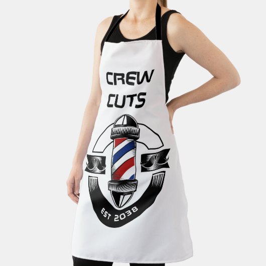 aangepaste kapper schort (Insitu)