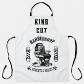 aangepaste kapper schort (Voorkant)