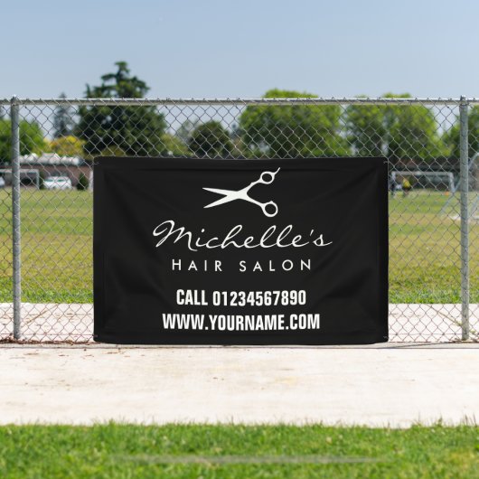 Aangepaste kapsalon buiten adverteren banner (Insitu)