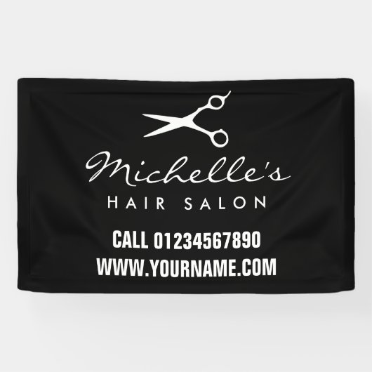 Aangepaste kapsalon buiten adverteren banner (Horizontaal)