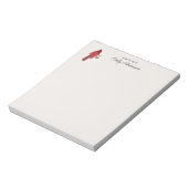 Aangepaste kardinaal notitieblok (Linkerzijde)