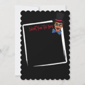 Aangepaste karikatuur met Tophat in Venetië 60e Kaart (Achterkant)