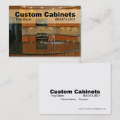 Aangepaste kasten - Carpenter, thuisverbetering Visitekaartje (Voorkant / Achterkant)