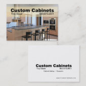 Aangepaste kasten - Carpenter, thuisverbetering Visitekaartje (Voorkant / Achterkant)
