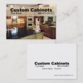 Aangepaste kasten - Carpenter, thuisverbetering Visitekaartje (Voorkant / Achterkant)