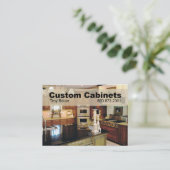 Aangepaste kasten - Carpenter, thuisverbetering Visitekaartje (Staand voorkant)