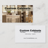 Aangepaste kasten - Carpenter, thuisverbetering Visitekaartje (Voorkant / Achterkant)