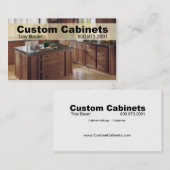 Aangepaste kasten - Carpenter, thuisverbetering Visitekaartje (Voorkant / Achterkant)