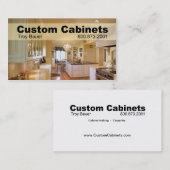 Aangepaste kasten - Carpenter, thuisverbetering Visitekaartje (Voorkant / Achterkant)