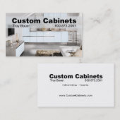 Aangepaste kasten - Carpenter, thuisverbetering Visitekaartje (Voorkant / Achterkant)