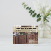 Aangepaste kasten - Carpenter, thuisverbetering Visitekaartje (Staand voorkant)