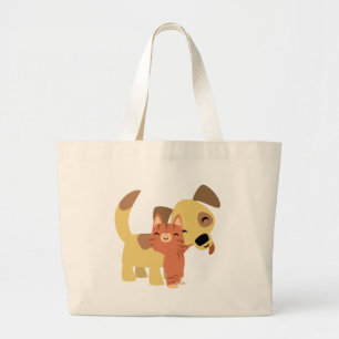 Aangepaste kat- en Doggy-cartoon tas