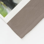 Aangepaste kat en hond foto's op Lucky Beige Fleece Deken (Hoek)