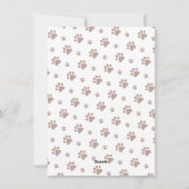 Aangepaste kat foto kerst feestdagenkaart (Achterkant)