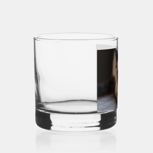 Aangepaste kat huisdier foto whisky glas (Rechts)