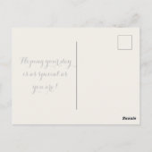 Aangepaste kat met katjes gefeliciteerd verjaardag briefkaart (Achterkant)