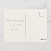 Aangepaste kat met kittens Gefeliciteerd verjaarda Briefkaart (Achterkant)