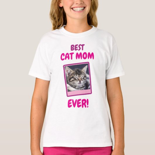 AANGEPASTE KAT MOEDER MA ALTJD HUISDIER LIEFDE MOE T-SHIRT (Voorkant)