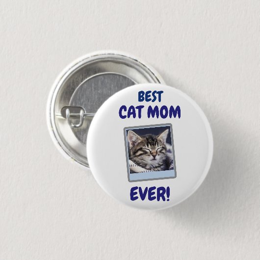 AANGEPASTE KAT MOEDER MA DAG HUISDIEREN HOND LIEFD RONDE BUTTON 3,2 CM (Voorkant /achterkant)
