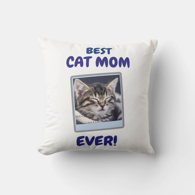 AANGEPASTE KAT MOEDER MA DAG HUISDIEREN LIEFDE MOE KUSSEN (Voorkant)