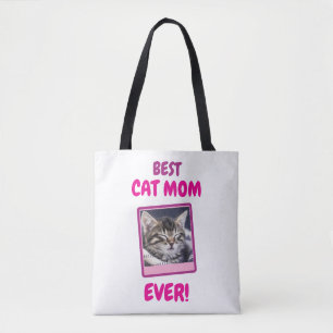 AANGEPASTE KAT MOEDER MA EEDERDAG HUISDIER LIEFDE  TOTE BAG