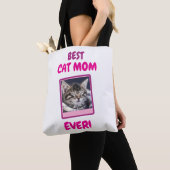 AANGEPASTE KAT MOEDER MA EEDERDAG HUISDIER LIEFDE TOTE BAG (Dichtbij)