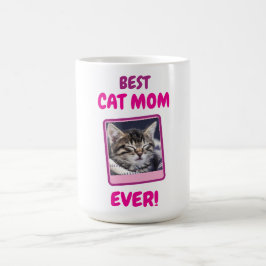 AANGEPASTE KAT MOEDER MOM EERDERE HUISDIEREN LIEFD KOFFIEMOK