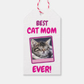 AANGEPASTE KAT MOEDER MOM EERSTE DIEREN LIEFDE MOE CADEAULABEL (Voorkant)