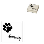 Aangepaste kat naam rubber stempel, aangepaste kat rubberstempel (Gestempeld)