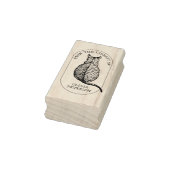 Aangepaste  kat uit de bibliotheek van rubberstempel (Stempel)