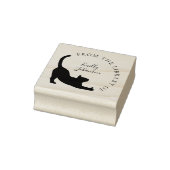 Aangepaste  kat uit de LIbrary van het boek Rubberstempel (Stempel)