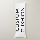 Aangepaste katoenen body pillow template lichaamskussen (Voorkant Verticaal)