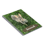 Aangepaste katoenstaart Bunny Notitieboek (Rechterzijde)