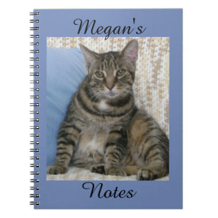 Aangepaste kattelaptop notitieboek